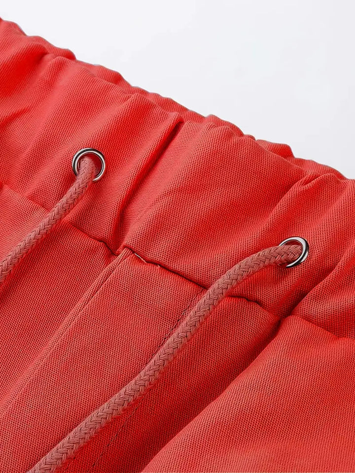 Jelte – Lässig  Nicht Dehnbar Kordelzug Fracht Shorts