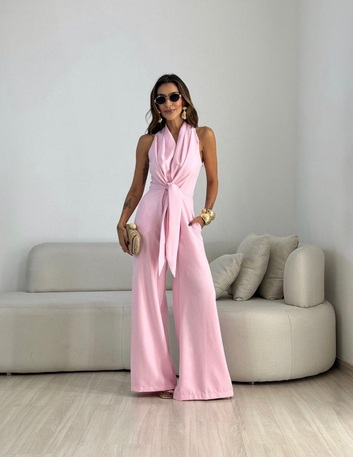 Shabrina - Ärmelloser Overall Mit Weitem Bein