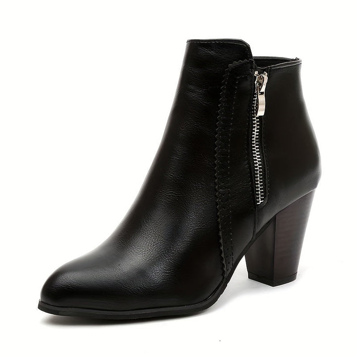 Zofie – Elegante Sandalette Mit Hohem Absatz Und Seitlichem Reißverschluss