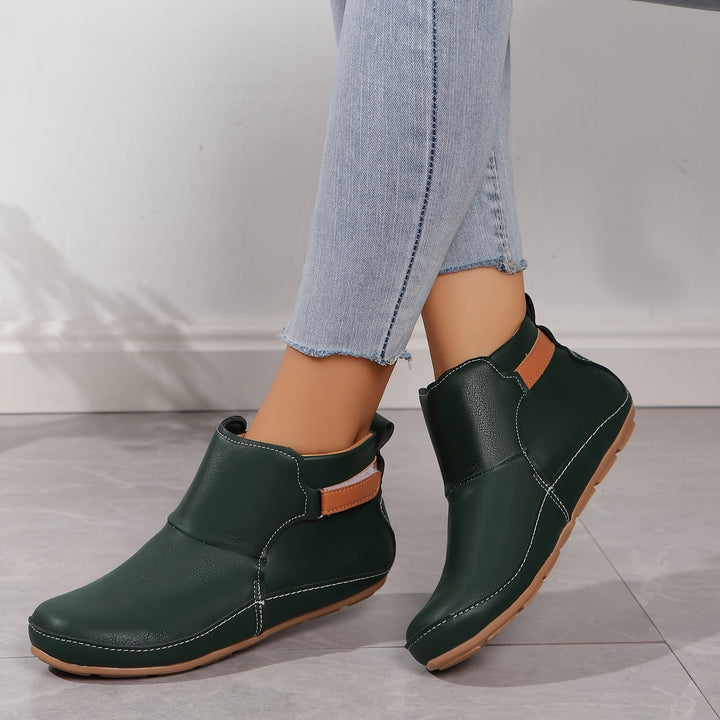 Elenya – Pantoffel Stiefeletten Aus Kunstleder