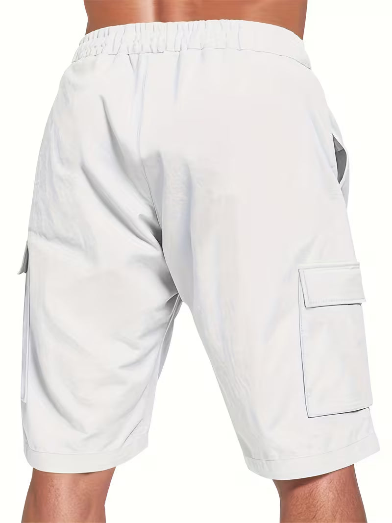 Raekwon – Leinen-Shorts Mit Elastischem Bund Und Kordelzug