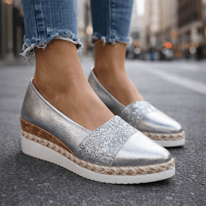 Jahaira – Elegante Rutschfeste Keilabsatzschuhe