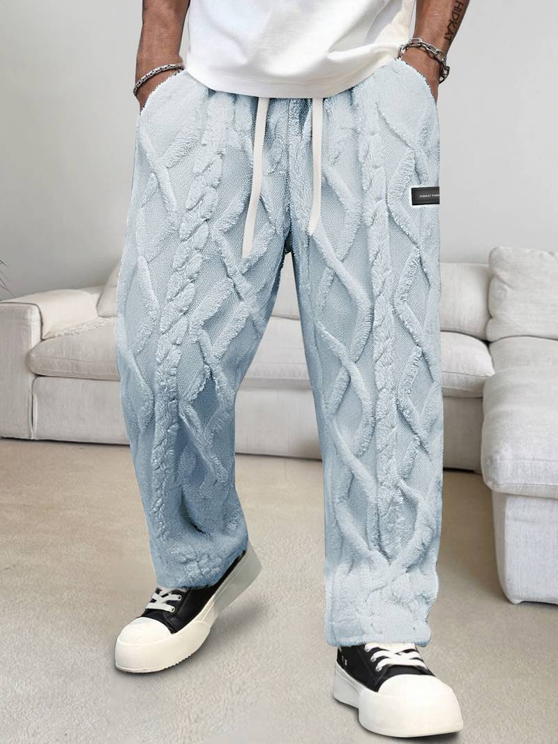 Zecharia - Hose Mit Geometrischem Muster Und Elastischem Bund