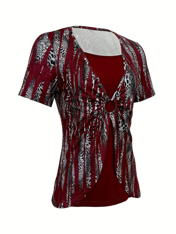 Nairy - Lässiges Bedrucktes T-shirt