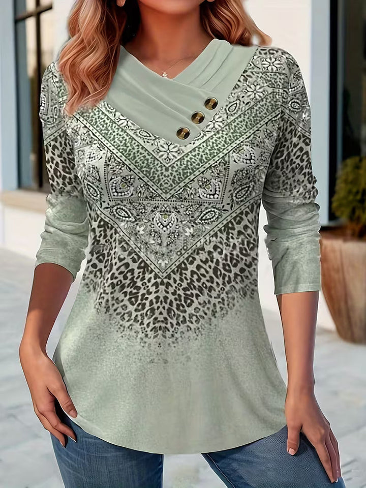 Dainora – Minikleid im Ethnischen Stil Mit Tatarischem Drucken