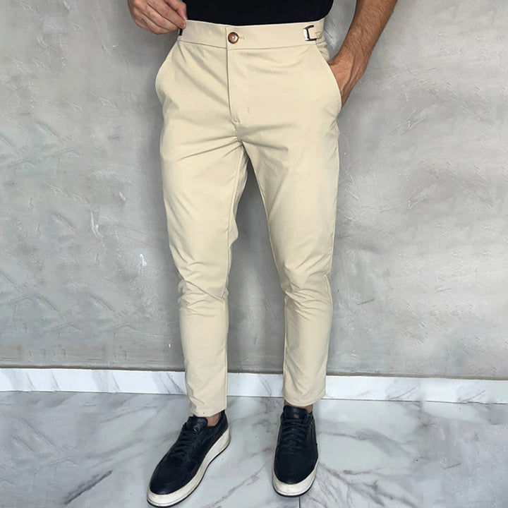Matan - Klassische Stretch Hose Mit Schmaler Passform