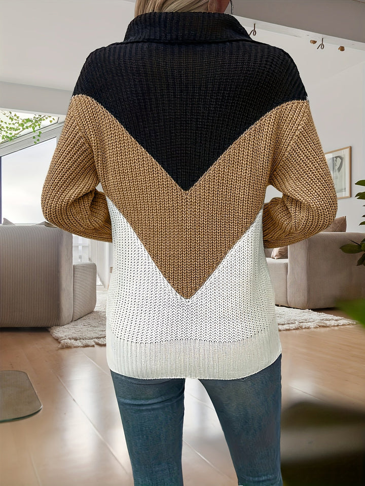 Kathrin – Langärmeliger Strickpullover