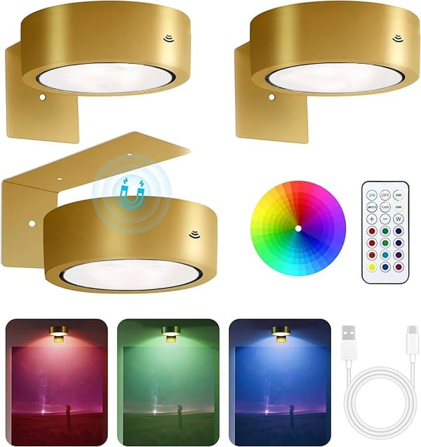 GlowFrame - Magnetisches Mallicht mit 13 Beleuchtungsmodi ( 3er-Pack )