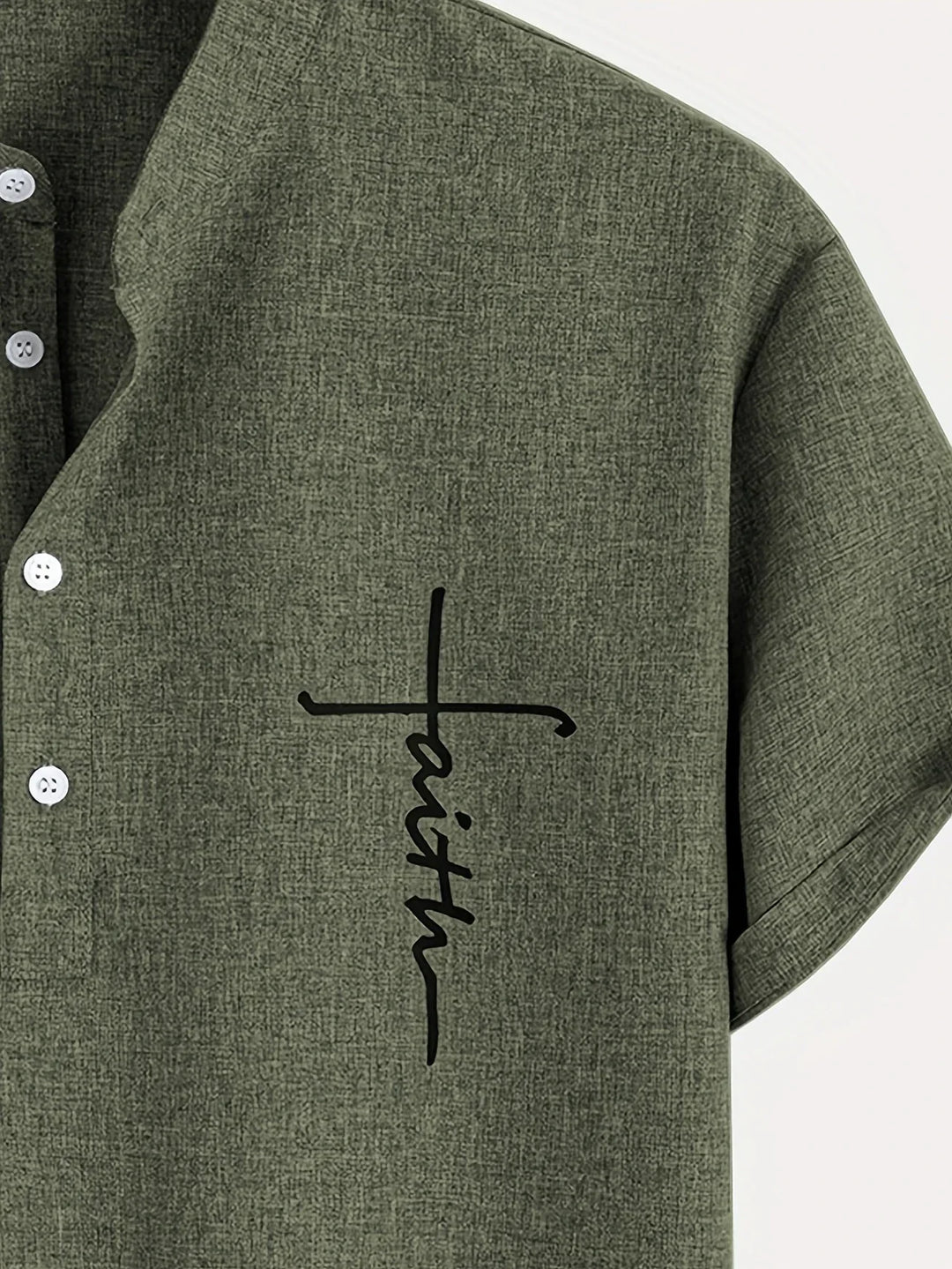 Elliott – Elegantes Kurzarm Hemd Mit Stehkragen