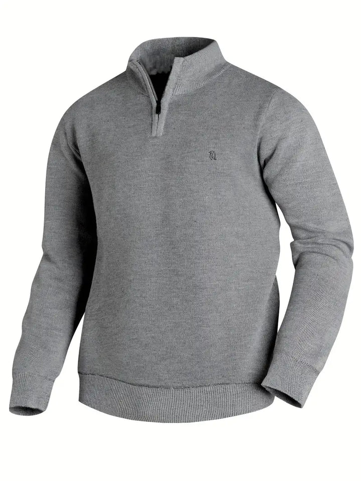 Aryan – Lässiger Strickpullover Mit Reißverschluss