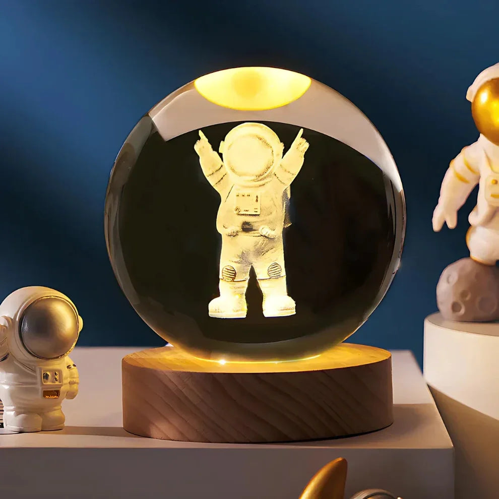 Glow Sphere – Leuchtende Kristallkugel Lampe