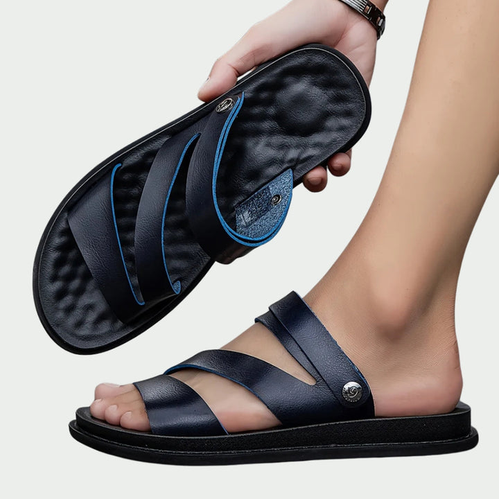 Ryan - Lässige Leder Sandalen