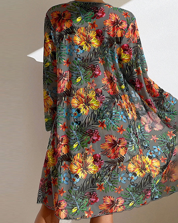 Vitoriya - Bikini Mit Blumen Tuch