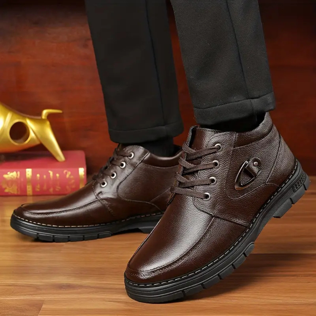 Amarjit – Mit Fleece Gefütterte Lederstiefel