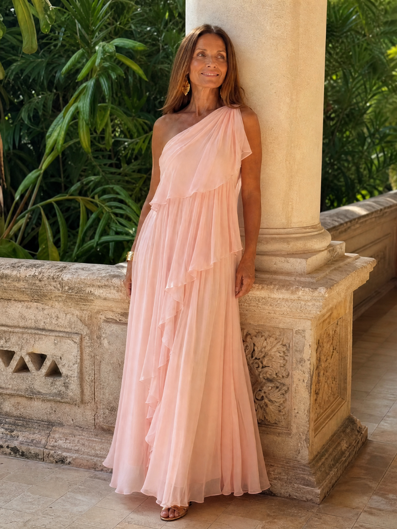 Seyma - Maxi Kleid Mit Rüschen