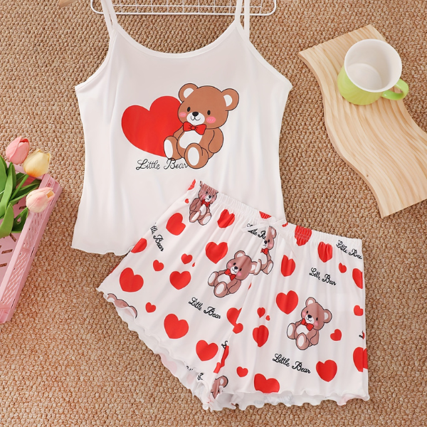 Josefina - Pyjama Set Mit Aufdruck