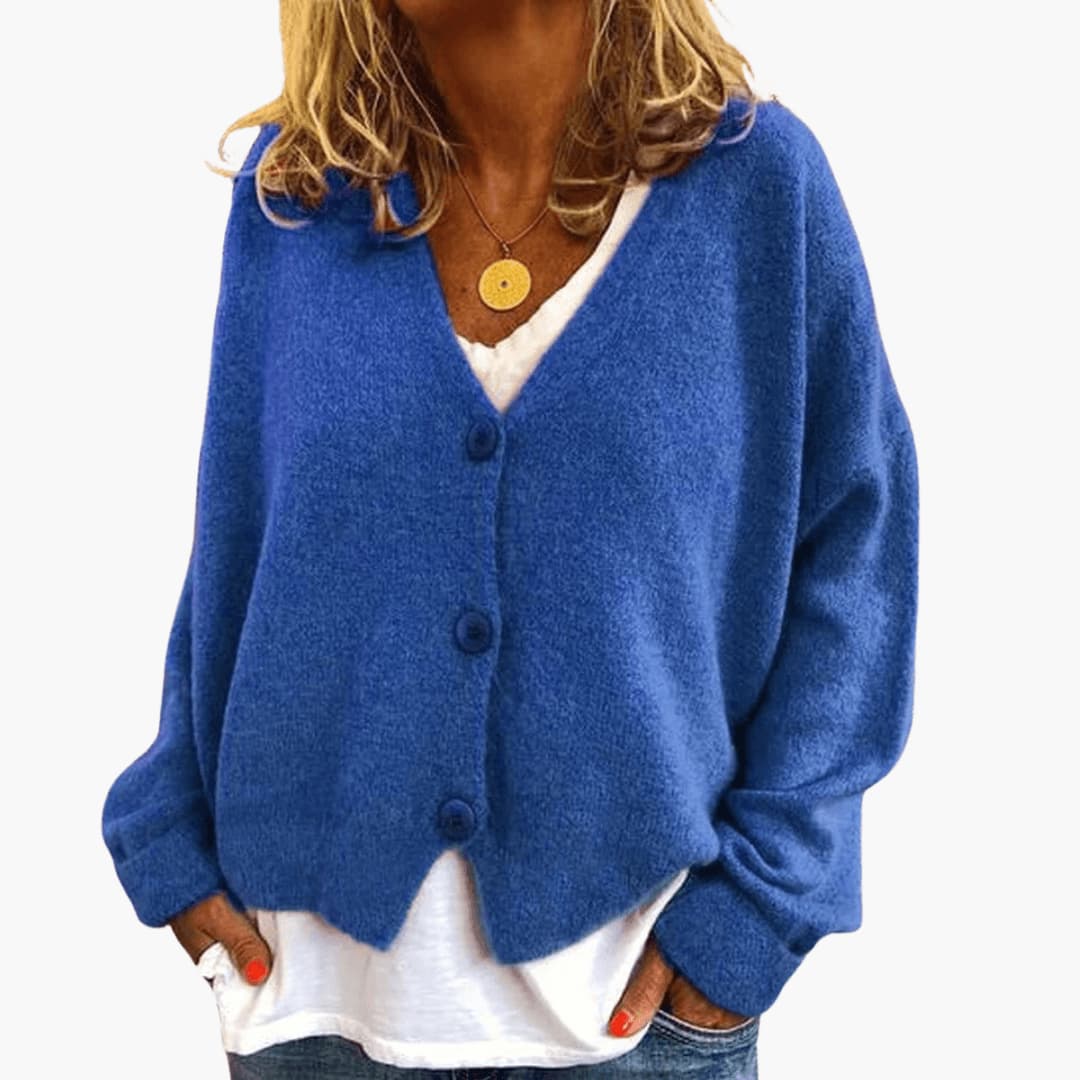 Gwen – Langärmelige Strickjacke