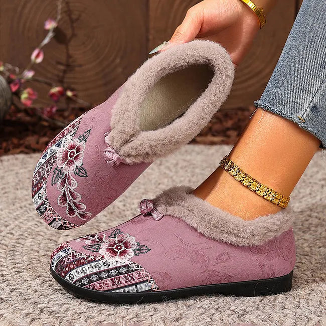 Dannelia – Bequeme Schuhe Aus Kunstfell