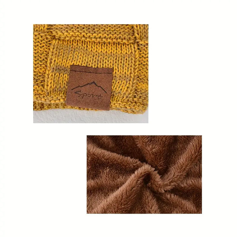 FrostFlex – Vielseitige Gestrickte Winter Mütze