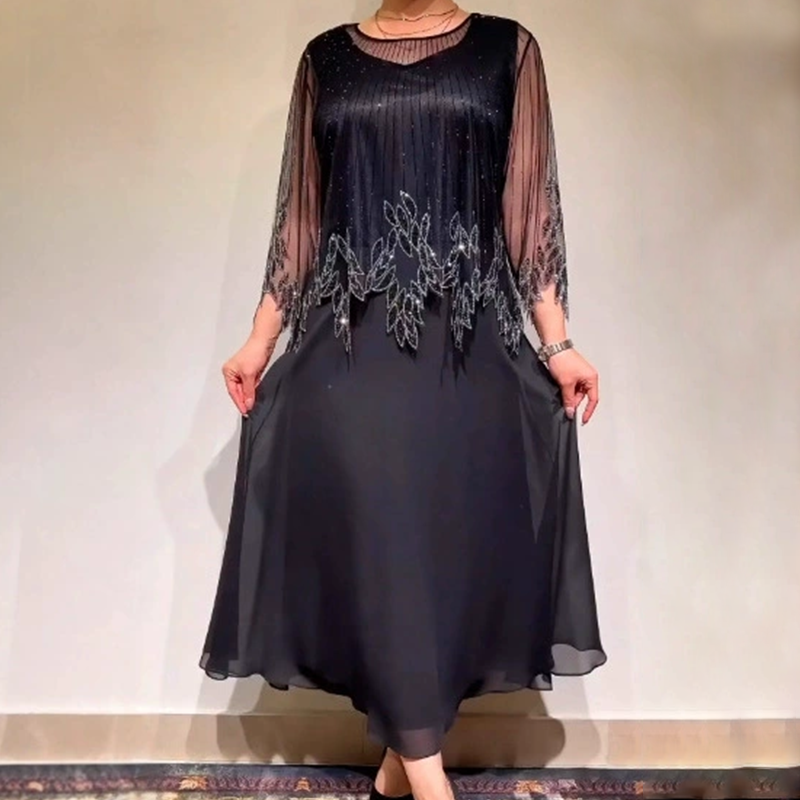 Eiriana – Elegantes Midi Kleid