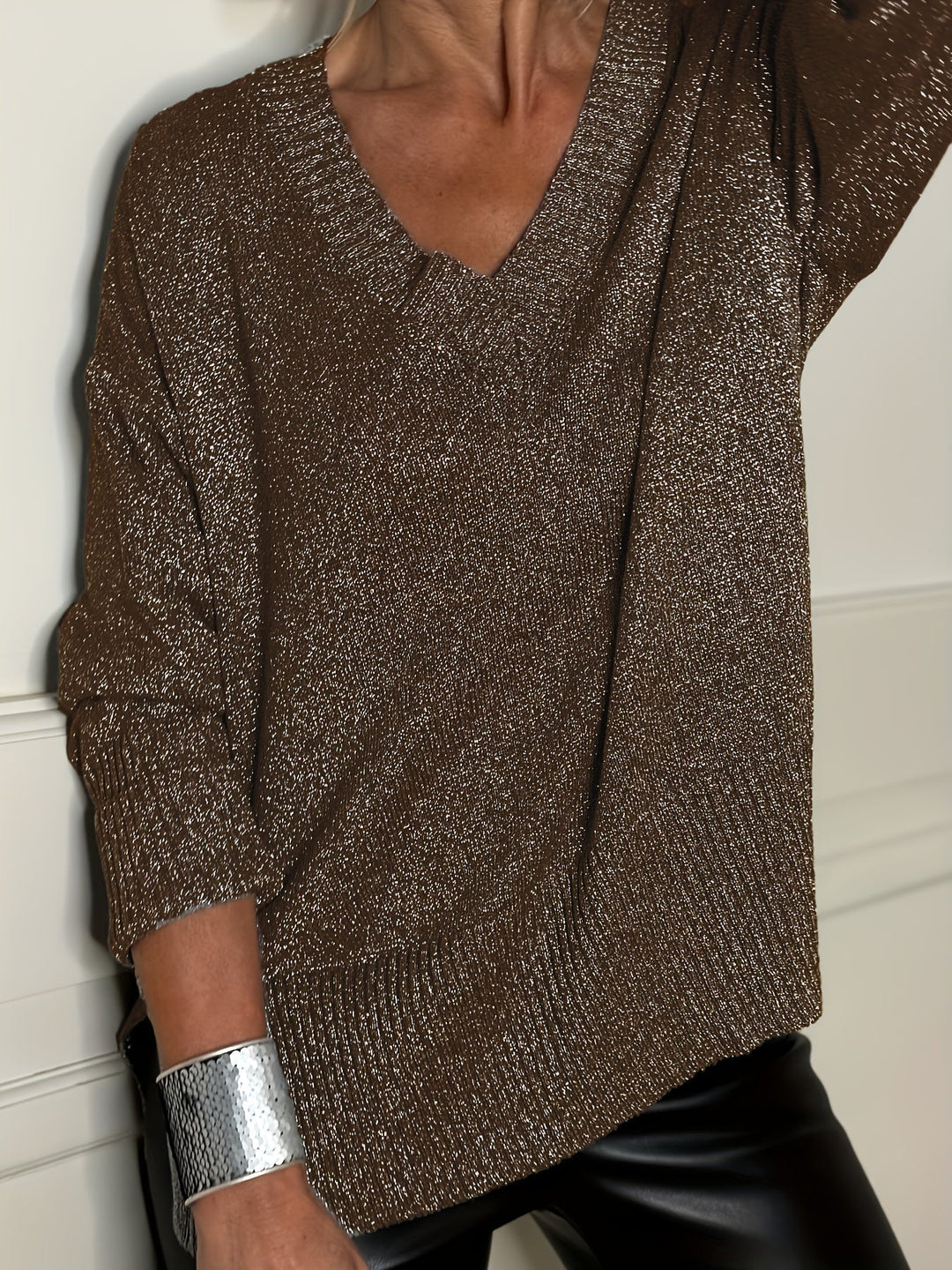 Healy – Strickpullover Mit V-Ausschnitt