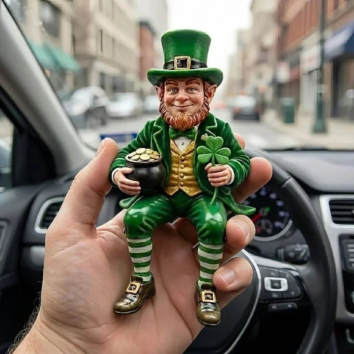 IrishFortune – Dekorative Figur eines Kobolds zum St. Patrick's Tag