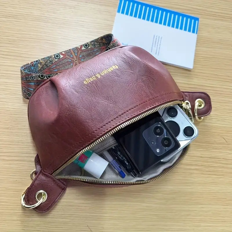 Jasleen – Schulter Tasche Mit Breitem Riemen