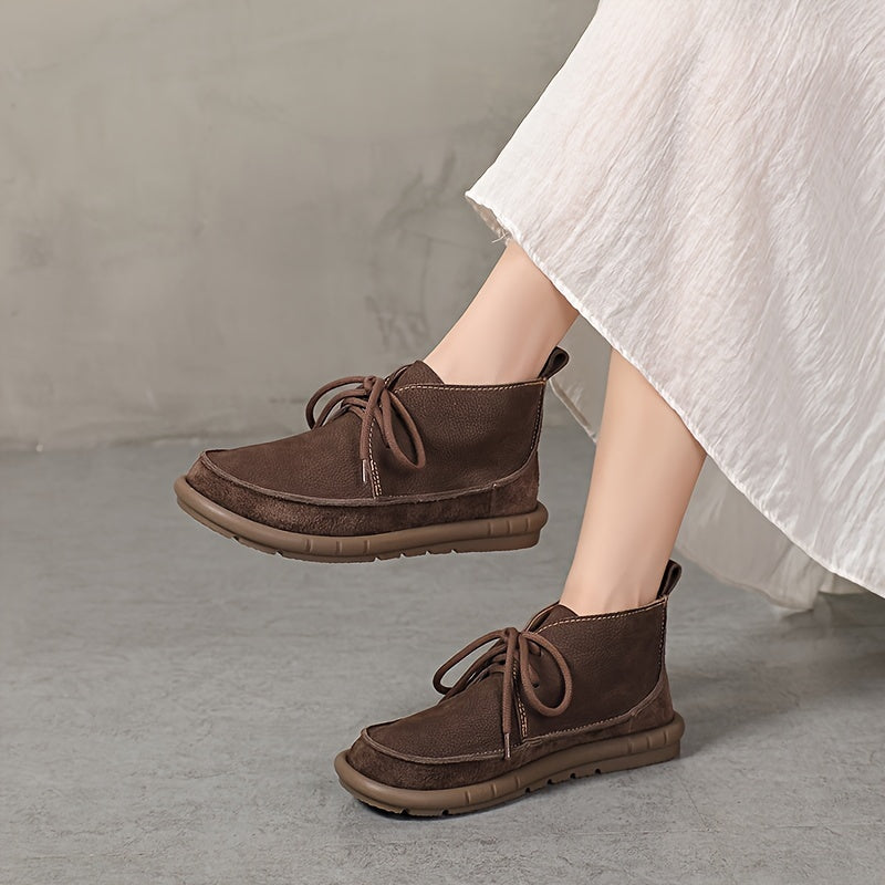 Lirinda – Lederstiefeletten Mit Schnürung