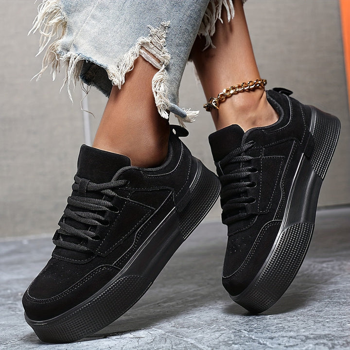 Namira – Schnür Sneaker Mit Runder Zehenpartie