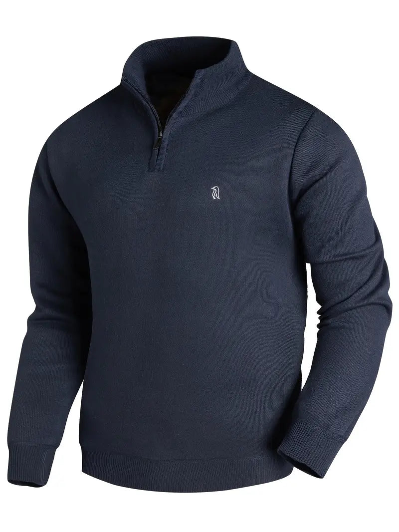 Aryan – Lässiger Strickpullover Mit Reißverschluss