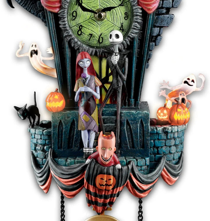 HallowClock – Halloween Wanduhr, Albtraum vor Weihnachten