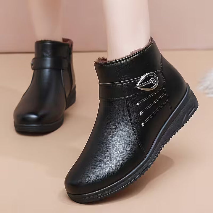 Petruta – Wärme Stiefeletten Aus Wildleder