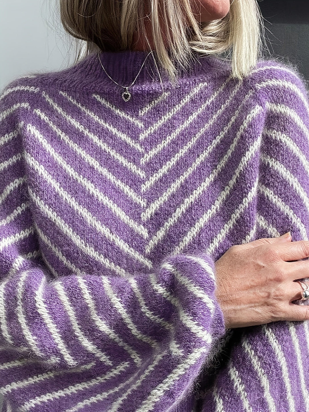 Klarysa – Lässiger Langarm Strickpullover