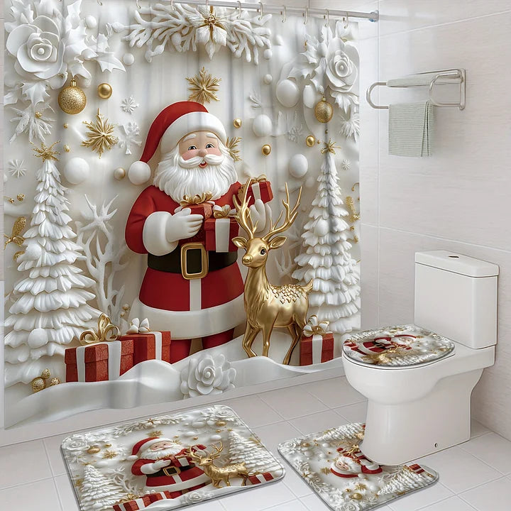 MerryBath – Weihnachts Badematten und Duschvorhänge
