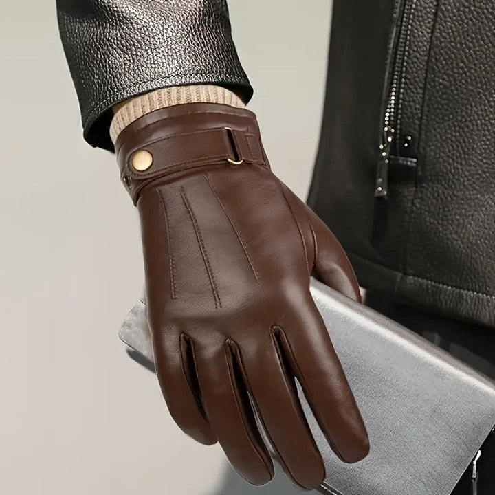 Matheo - Winter Thermo Hand Schuhe Aus Leder