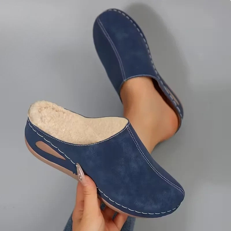 Lirona - Bequeme Slipper Mit Fleece Futter