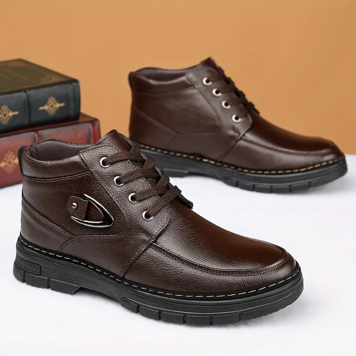 Amarjit – Mit Fleece Gefütterte Lederstiefel