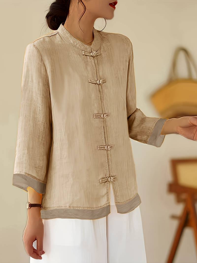 Sigal - Vintage Hemd Mit Lockerer Passform Und Patchwork Gestaltung