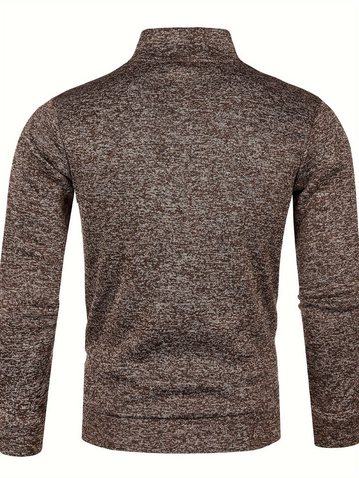 Grzegorz – Langärmelige Strickjacke Mit Reißverschluss