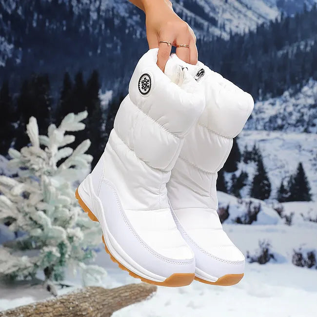 Muthoni - Hochwertiger Wadenhoher Winter Stiefel Für Den Schnee