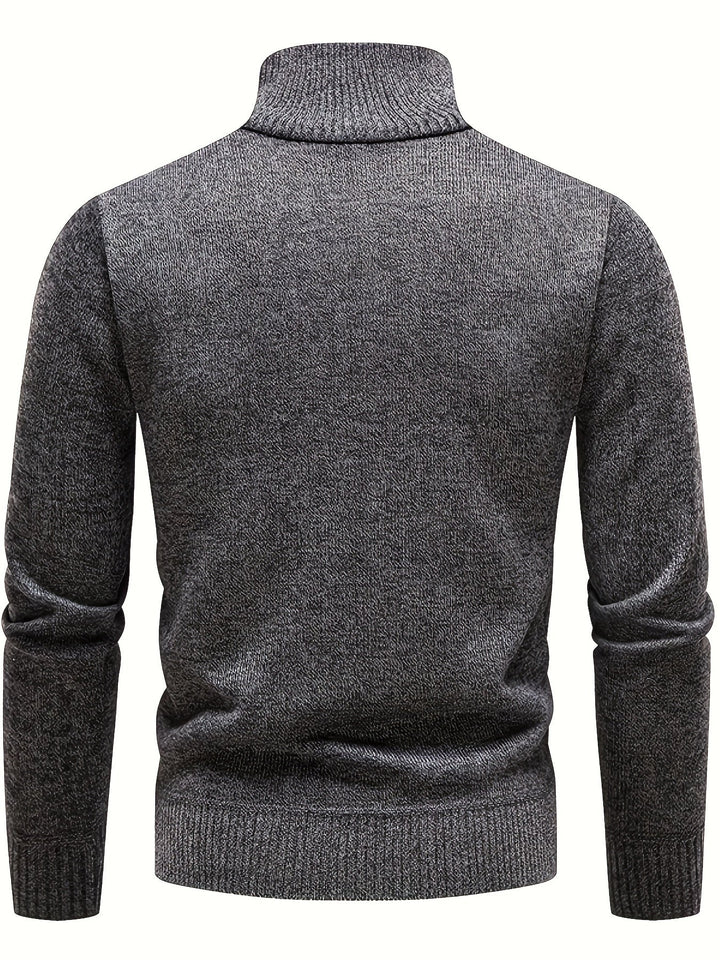 Gerdt – Lässiger Langarm Strickpullover