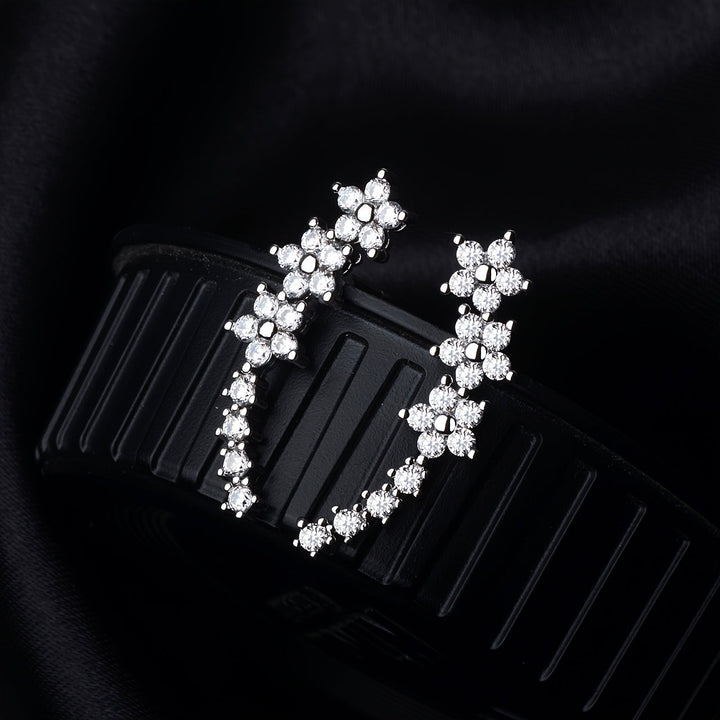 Yazaria – Ohrringe mit Blumenmuster