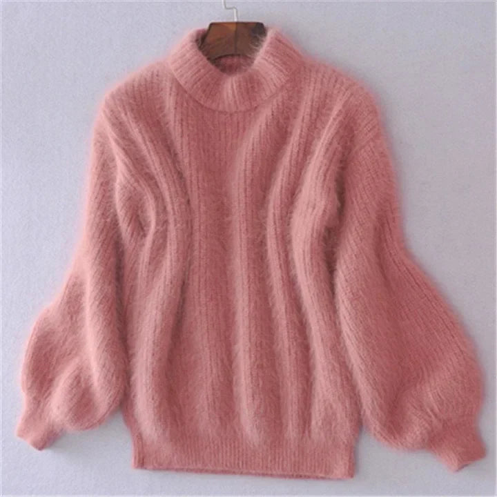 Kanita - Jahrgang-Strickpullover Aus Angora