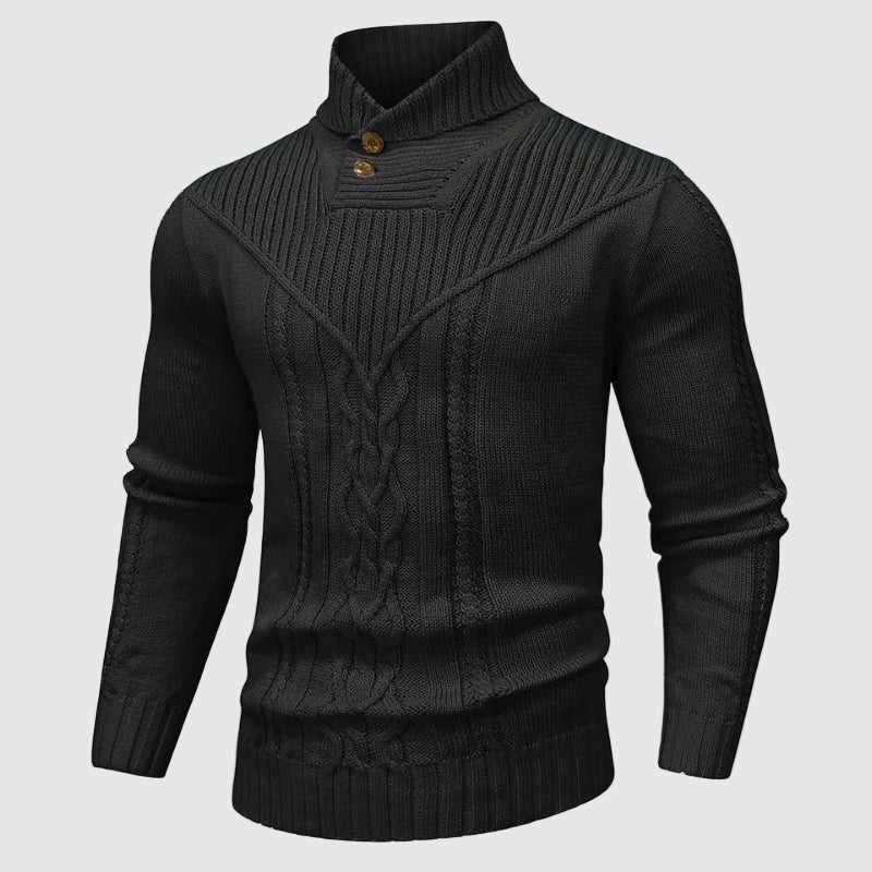 Gregorio – Strick Pullover Mit Schalkragen