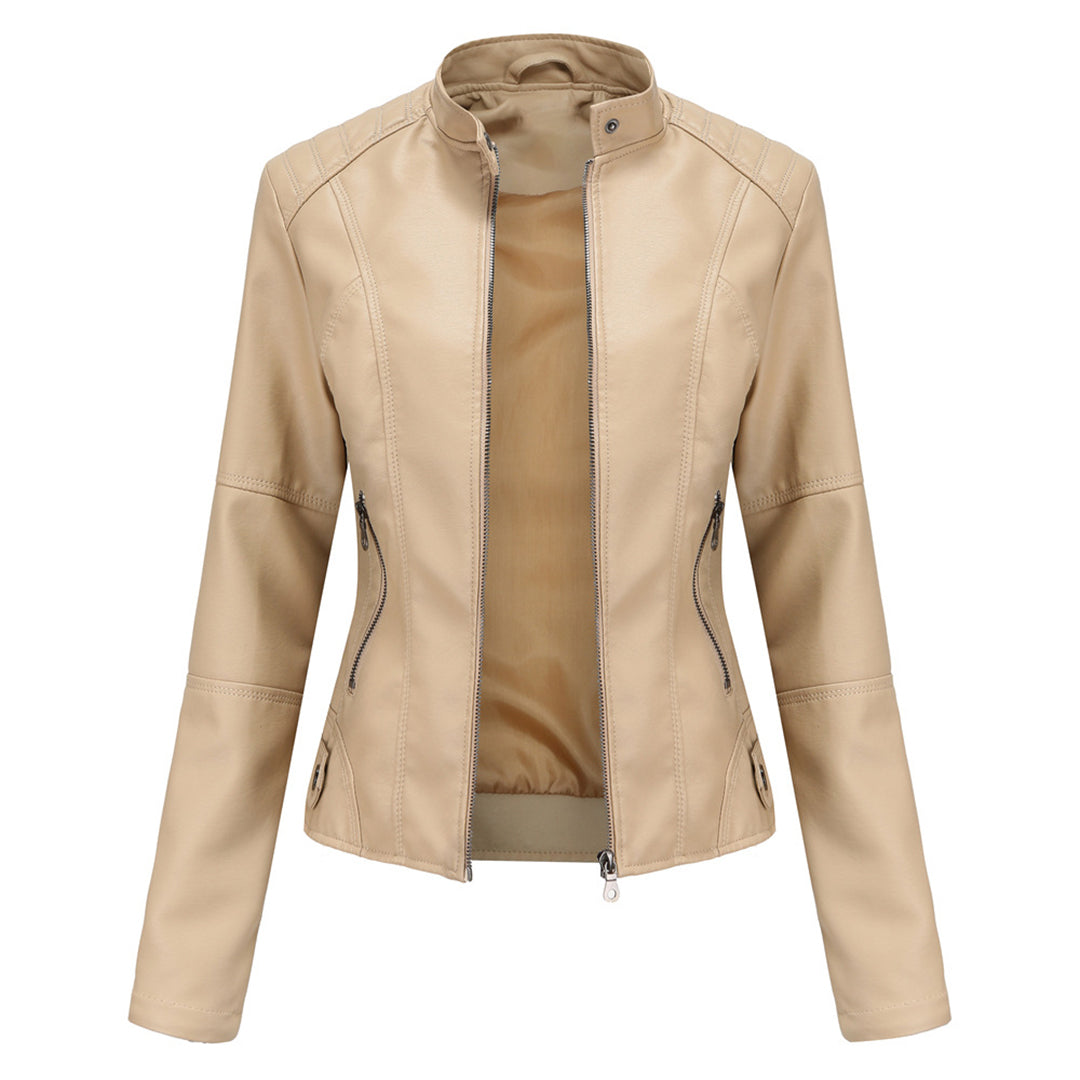 Hanneke - Stylische Leder Jacke