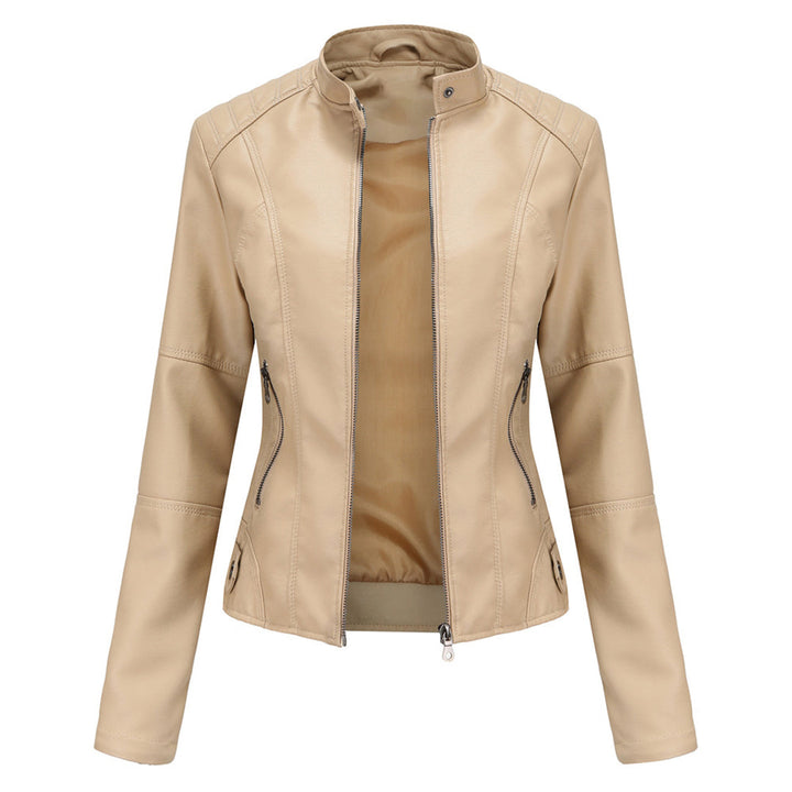 Hanneke - Stylische Leder Jacke