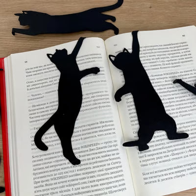 KittyMark – Metall Lesezeichen in Form einer Katze