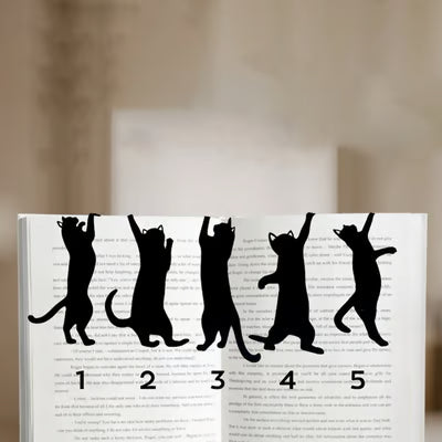 KittyMark – Metall Lesezeichen in Form einer Katze