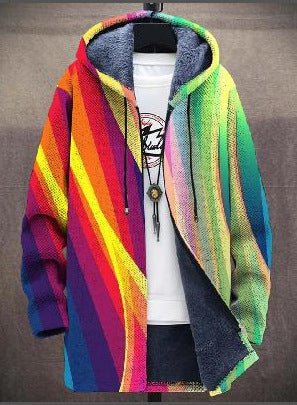 Bronte - Von der Kunst Inspirierter Luxus Strickjacke