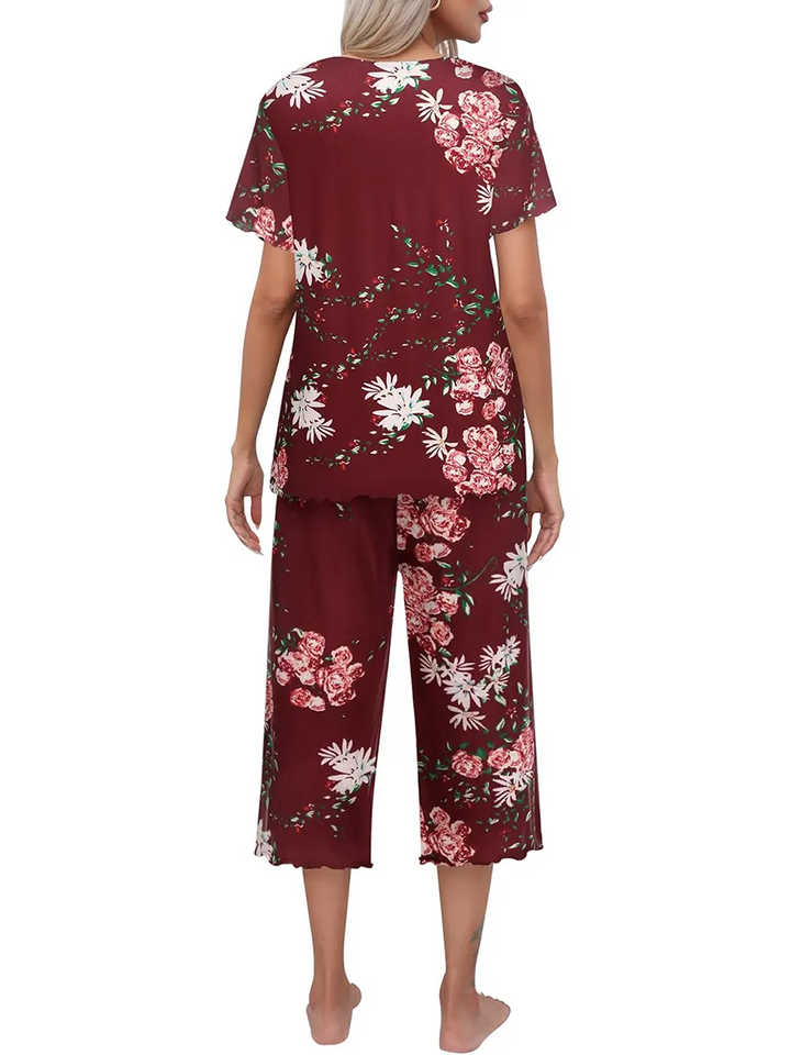 Rashini - Lässiger Pyjama Mit Drucken